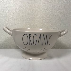 Rae Dunn colandar strainer organic rare